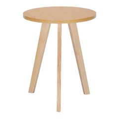 Solid Wood Frame with MDF Top, Modern Accent Table