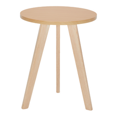 Solid Wood Frame with MDF Top, Modern Accent Table