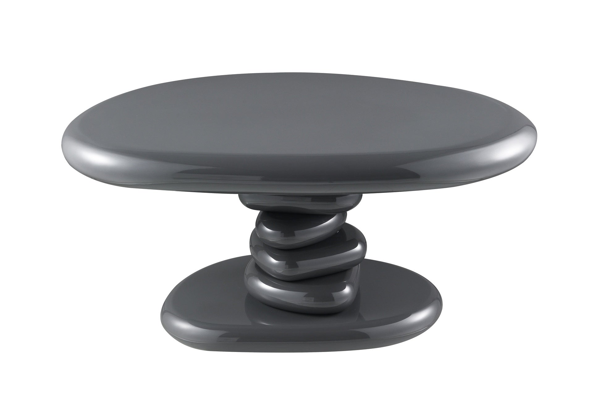 Charlene Gray High Gloss End Table
