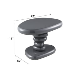 Charlene Gray High Gloss End Table