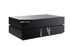 Wenona Black Mirrored Finish Coffee Table