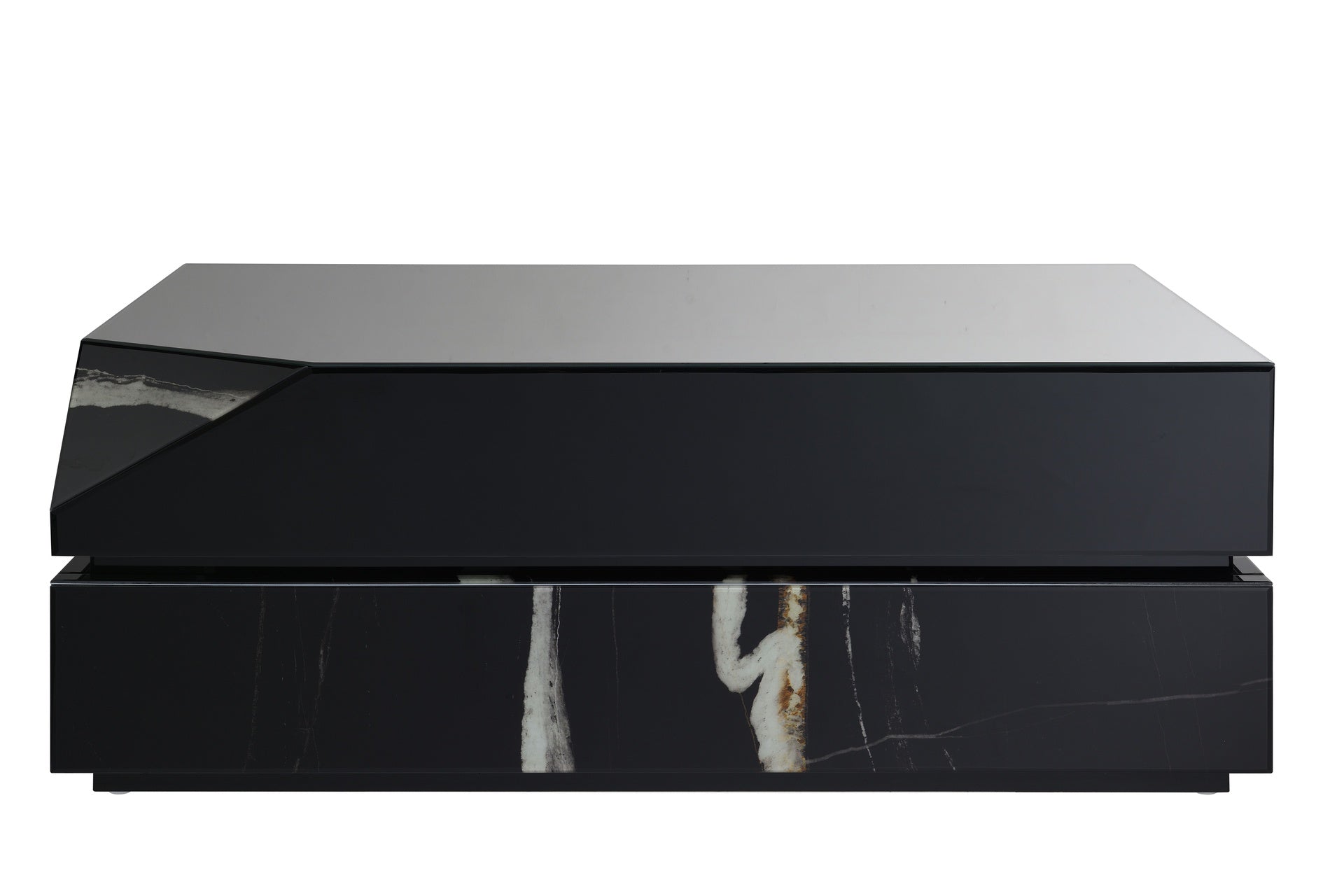 Wenona Black Mirrored Finish Coffee Table