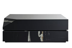 Wenona Black Mirrored Finish Coffee Table