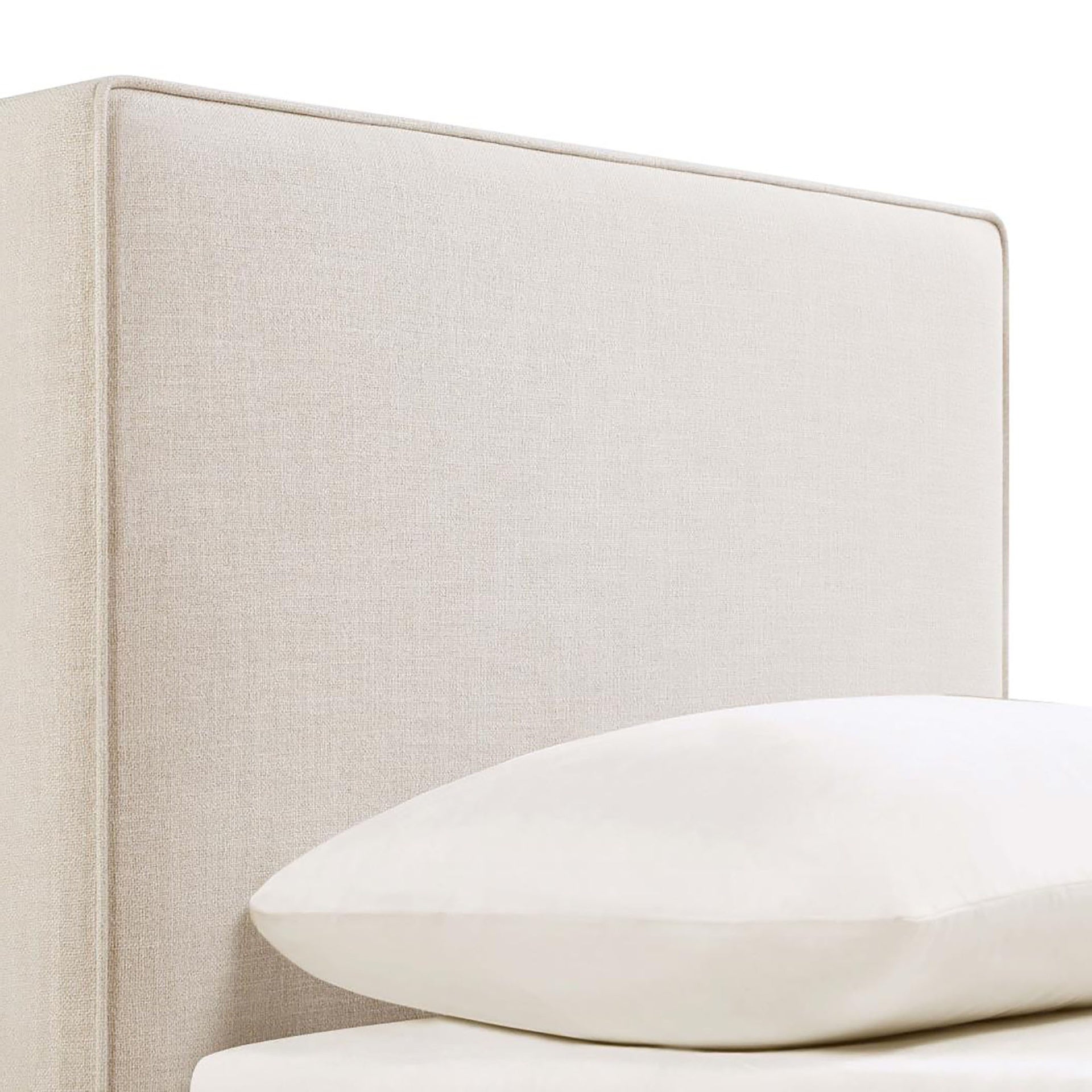 Sand Headboard with Self-Welt Details