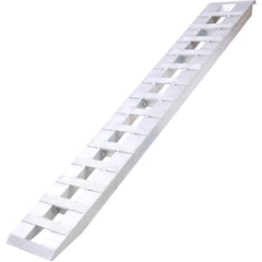 Heavy-Duty Ramps with Top Hook Attaching End, Universal Loading Ramp for Motorcycle, Tractor, ATV/UT 84" X 14" 6600 LBS 1 Pair 2 Ramps Silver Aluminum