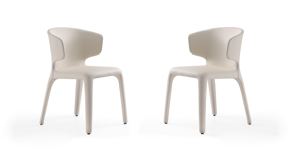 Dining Chair - Set of 2 in Cream