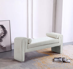 Accent Bench in Ivory