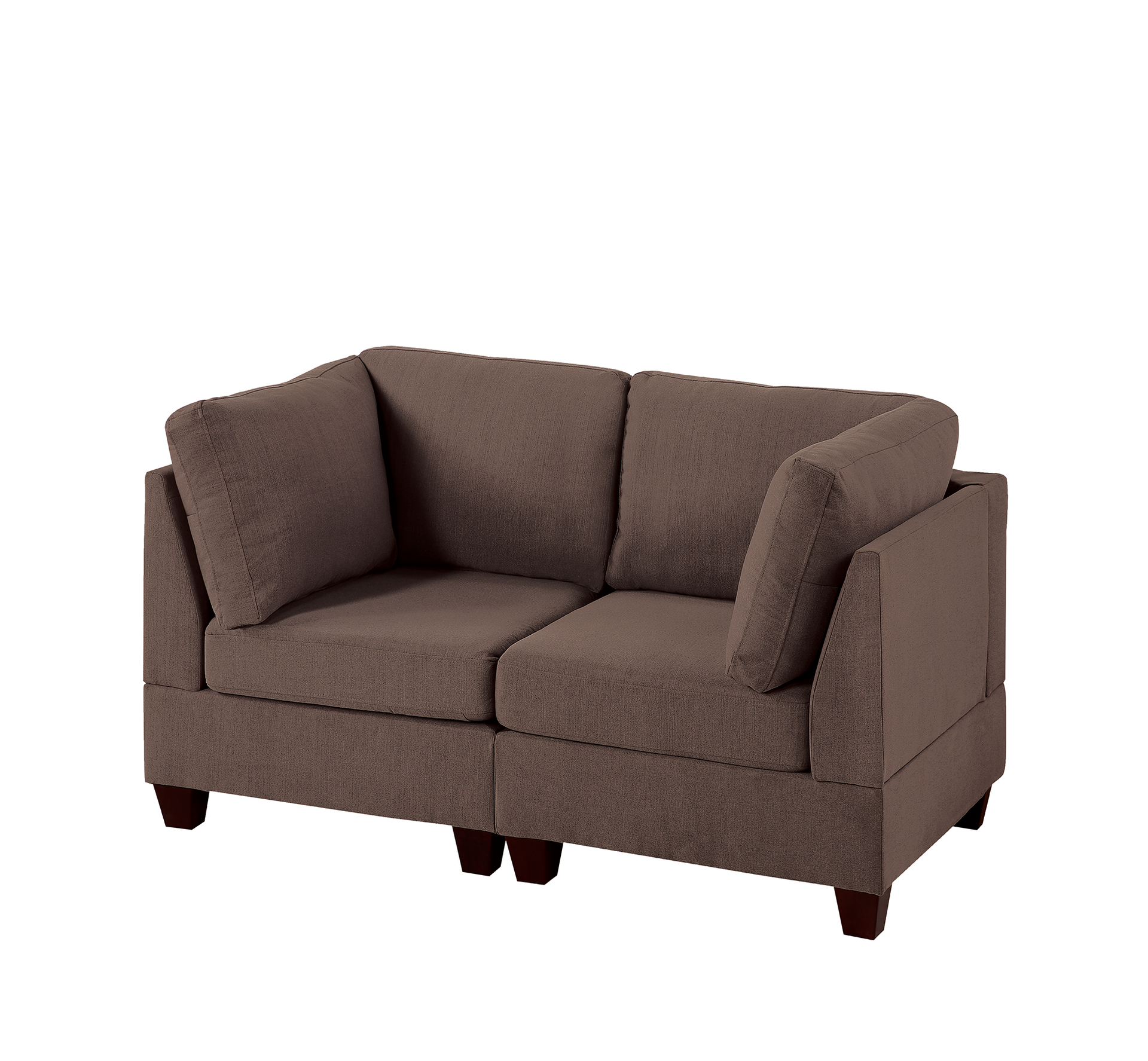 MODULAR SET - 2PC in Black Coffee