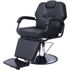 Hair Stylist All Purpose Barber Chair for Barbershop Salon Chair,Heavy Duty Hydraulic Barber Chair Spa Furniture Shampoo Reclining Extra Wider Seat Beauty Hair Salon Equipment,black