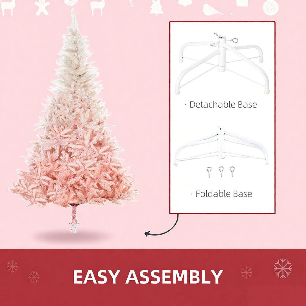 Christmas Tree,Spruce Artificial Christmas Tree with Realistic Branches and 800 Tips