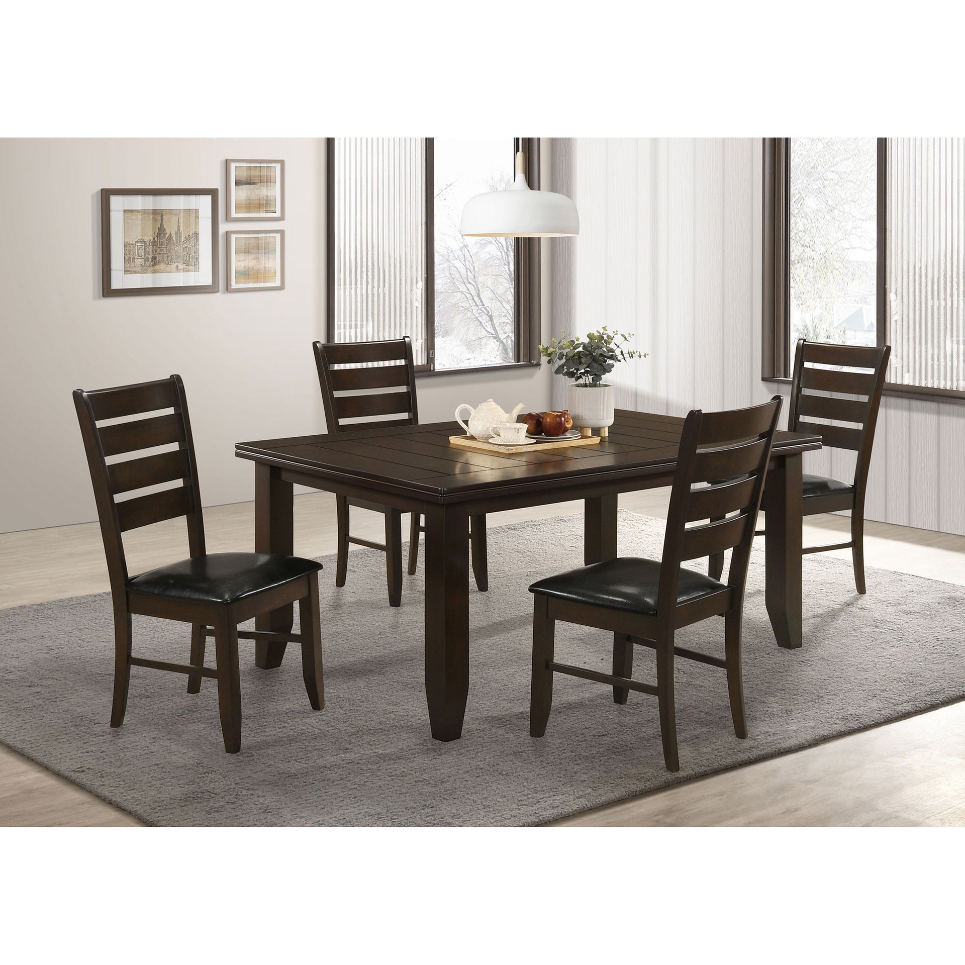 Cornish Cappuccino 5-piece Dining Set