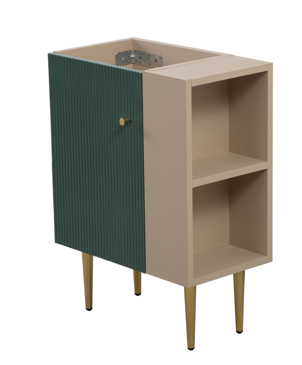 21.6" Vanity Base Only, Open Shelf on the Right, Green GF-24V06-21LVR-W1573P224400