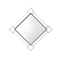 Asbury Mirrored & Chrome Finish Accent Mirror (Assembled)