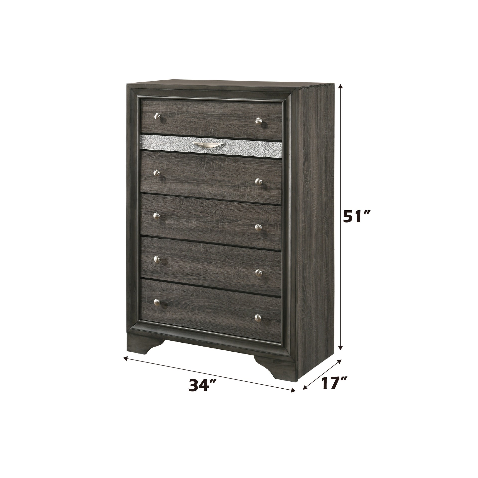Naima Gray Finish Chest