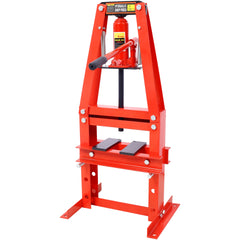 Hydraulic Power Units, 6-Ton Benchtop Hydraulic A-Frame Shop Press with Press Plates, Hydraulic 6 Ton Garage Floor Adjustable Shop Press with Plates, Hydraulic Press, Hydraulic Shop Press,Red