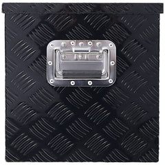 48inch Aluminum tool box,heavy duty truck bed tool box,outdoor trailer pickup storage tool box,RV storage organizer,underbody box w/lock keys,black 48x15x15inch