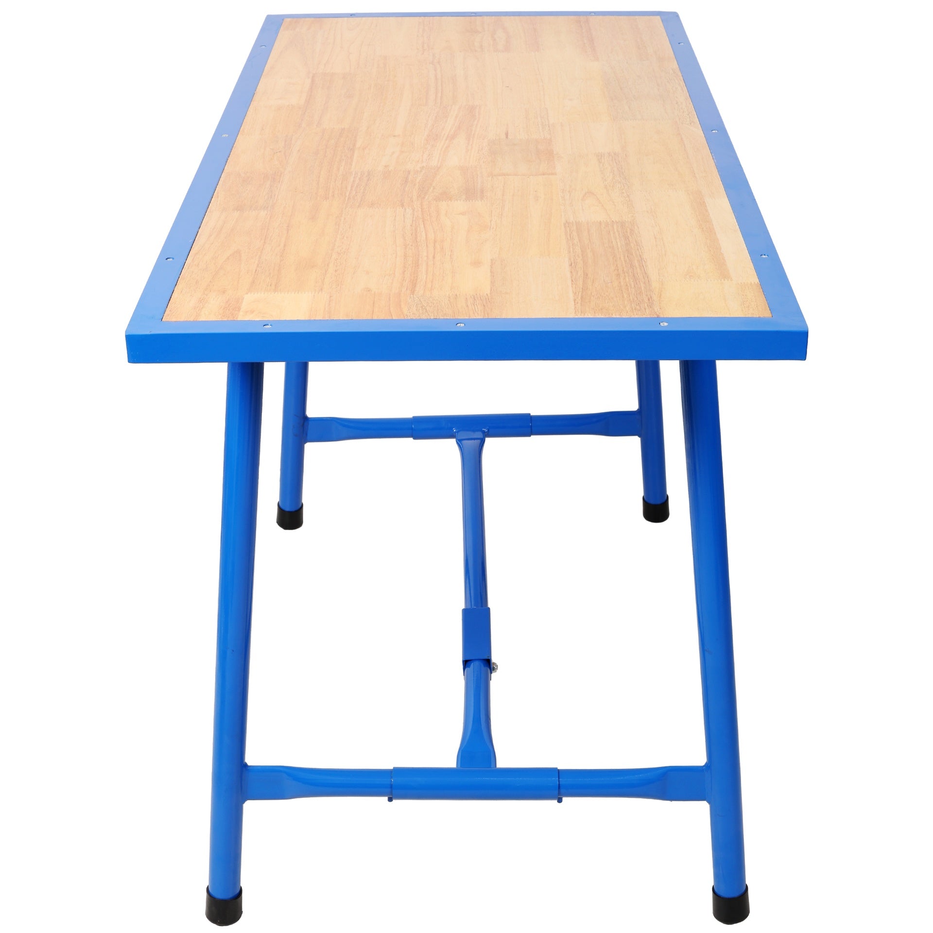 Foldable Work Bench,Workshop Tool Bench,Packing Table Mounting Table Assembly Table,660Lbs Load Capacity,for Workshop, Garage,Blue