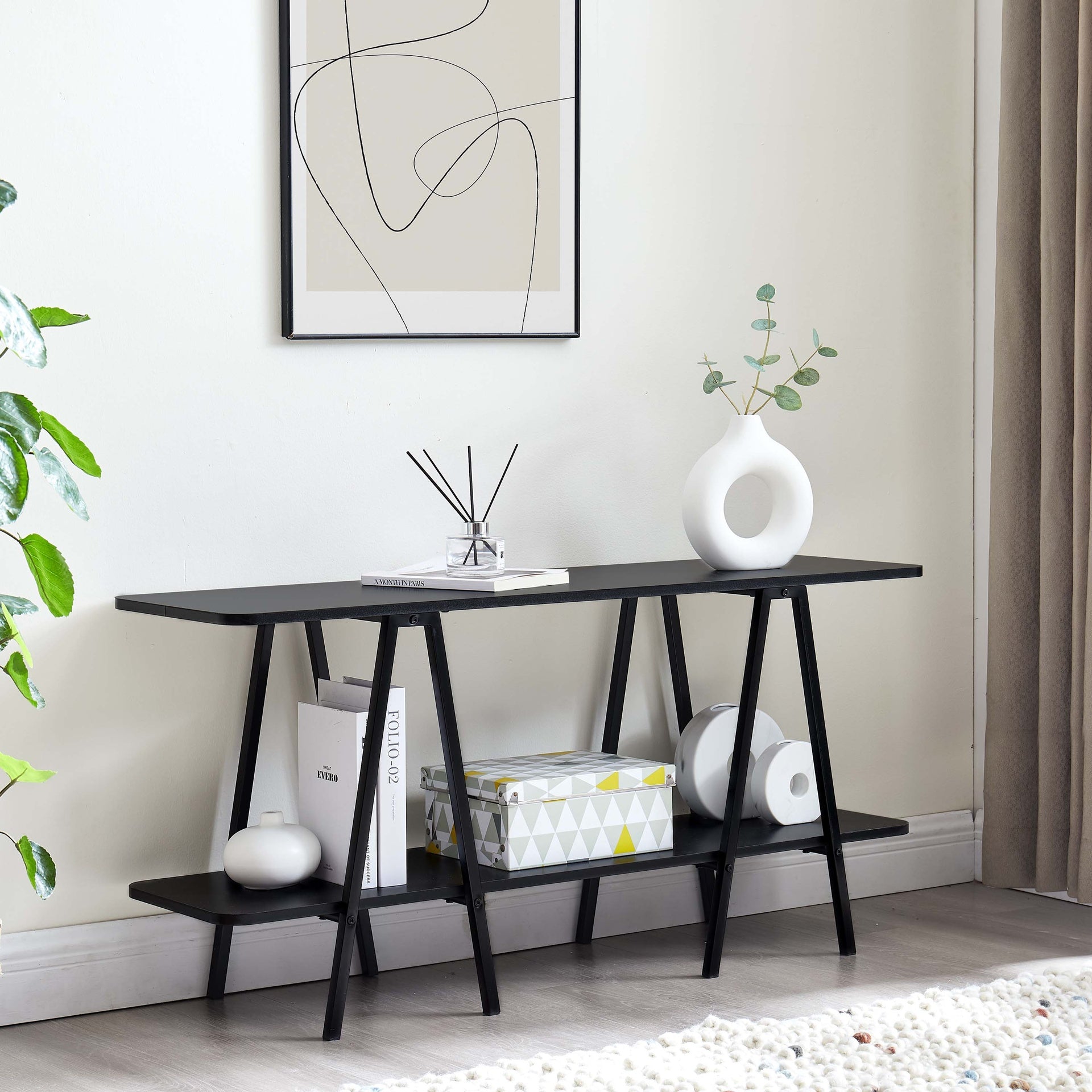 Console Table in Black