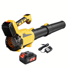 Leaf Blower Cordless (Upgraded) - 21V Powerful Electric Cordless Leaf Blower with 1 x 4.0Ah Batteries & Charger, Battery Powered Leaf Blower is suitable for lawn care, patio, patio, dust snow