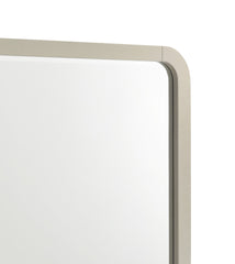Aria Elegant Beige Framed Mirror made with wood(Includes Only Mirror)