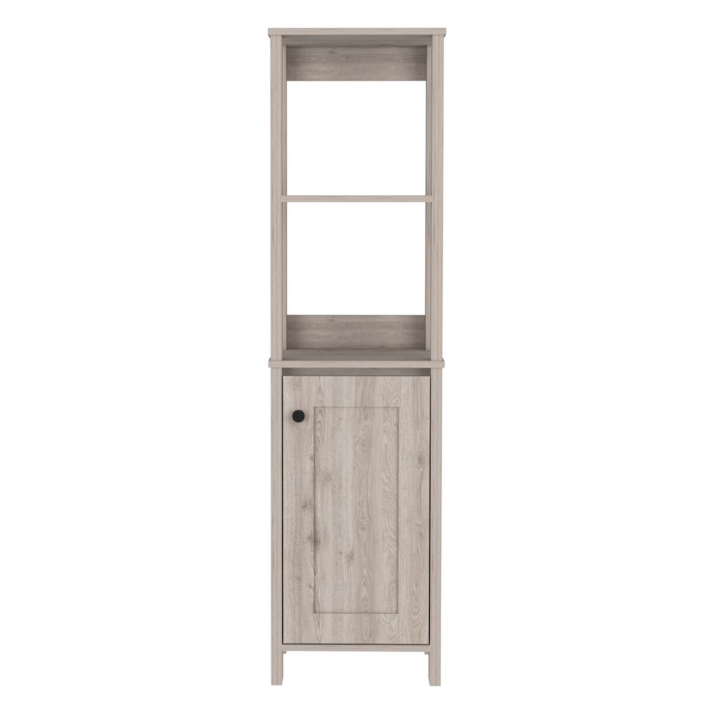 St. Clair Linen Cabinet, Two Interior  Shelves, Two Open Shelves, Single Door