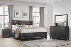 CIVIC GREY NIGHTSTAND