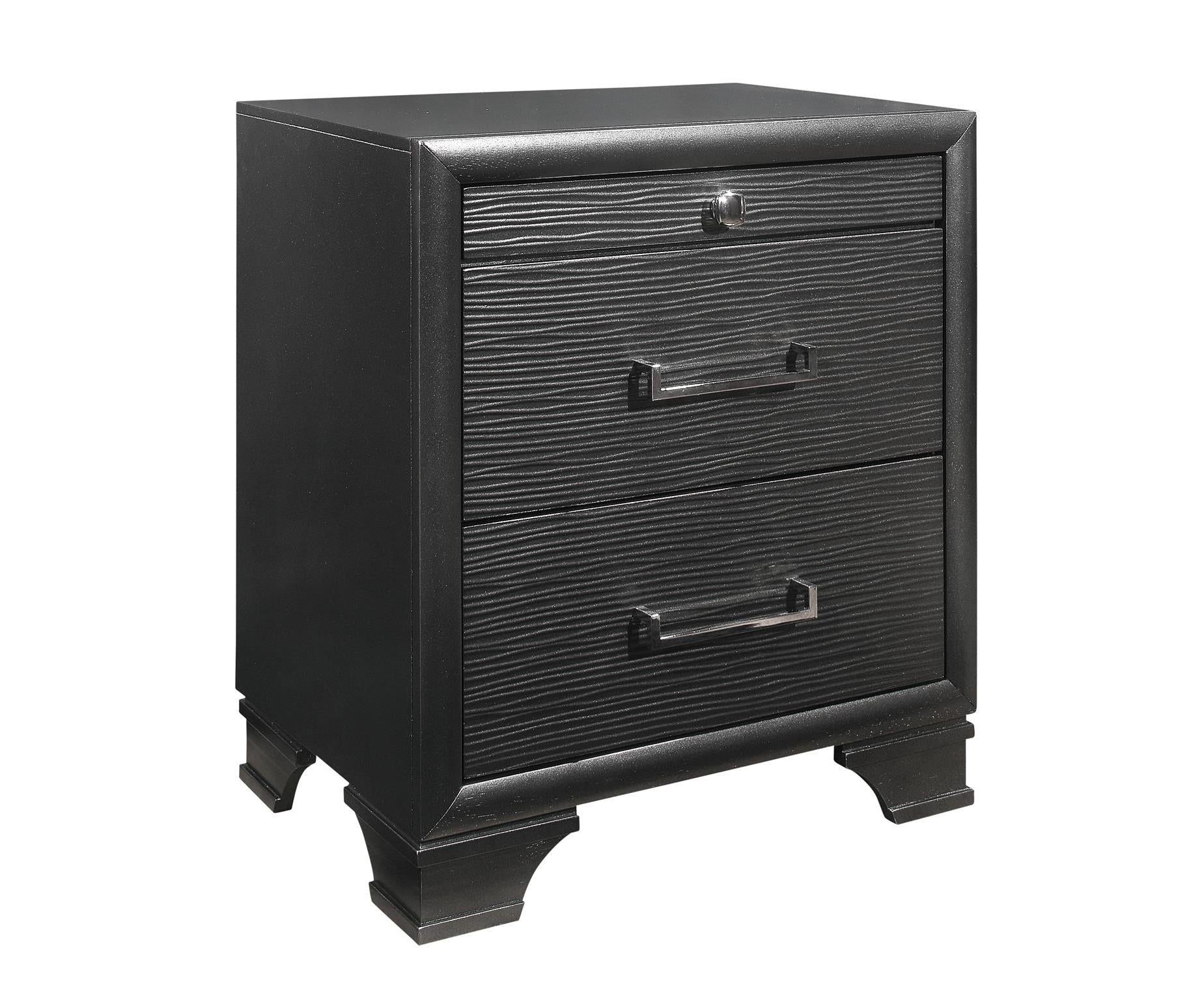 CIVIC GREY NIGHTSTAND