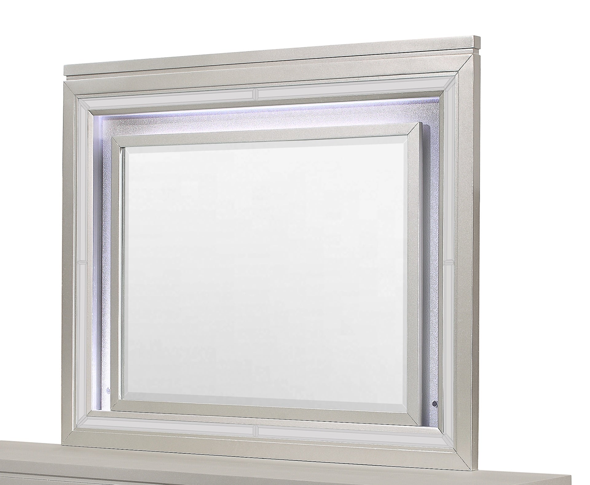 CROSS CHAMPAGNE MIRROR WITH LED