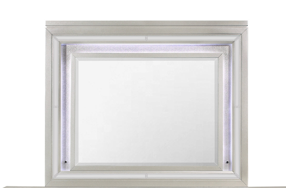 CROSS CHAMPAGNE MIRROR WITH LED