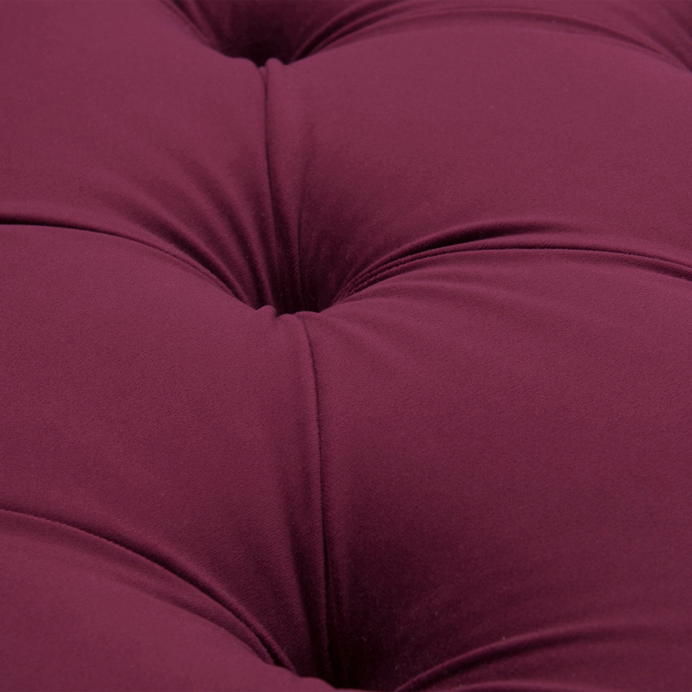 Samuel Tufted Roll Arm Chaise Lounge, Burgundy Velvet