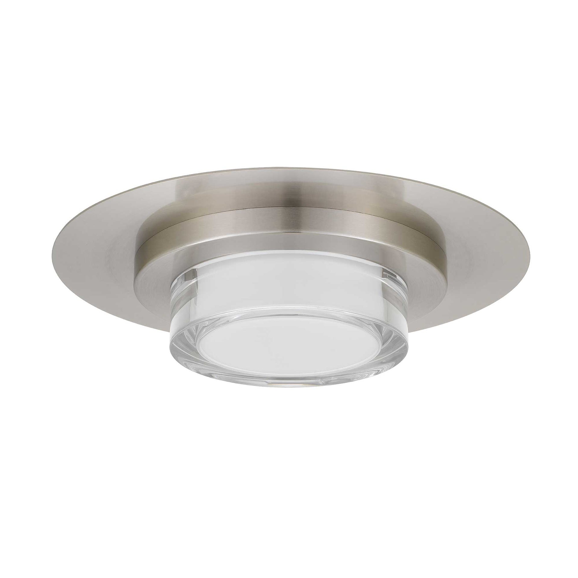 12 inch Square Chrome Integrated LED Flush Mount