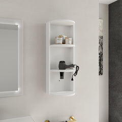 12" Bathroom Wall-Mounted Storage Rack, Float Mounting Design,(KD-Packing)