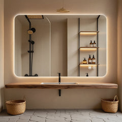 Rectangular Backlit Mirror Bathroom 30"x40"