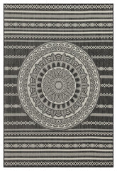 Sunshine GC_HAR2017 Anthracite 2 ft. 7 in. x 7 ft. 3 in. Indoor/Outdoor Area Rug