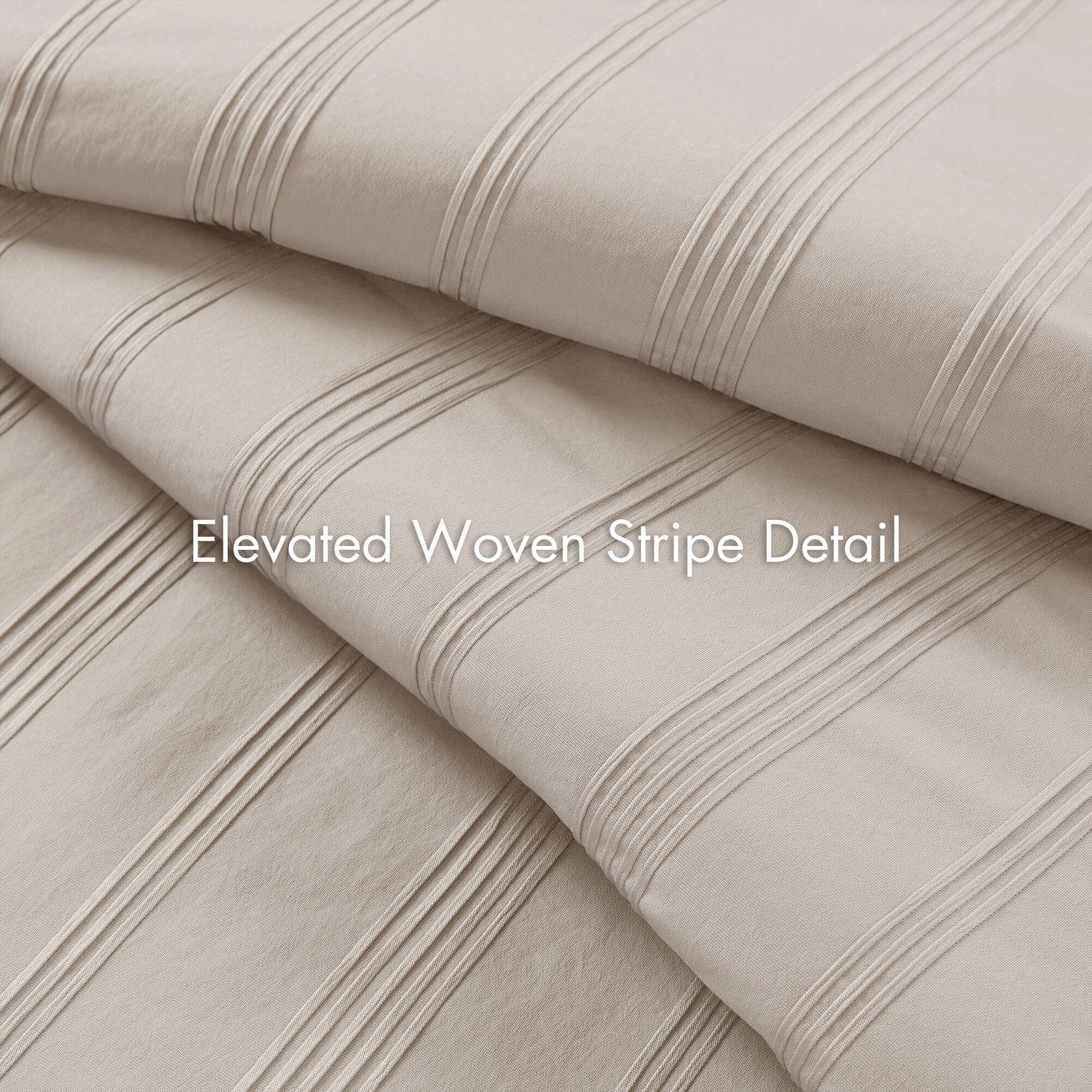 2-Piece Twin/Twin XL Woven Striped Duvet Set