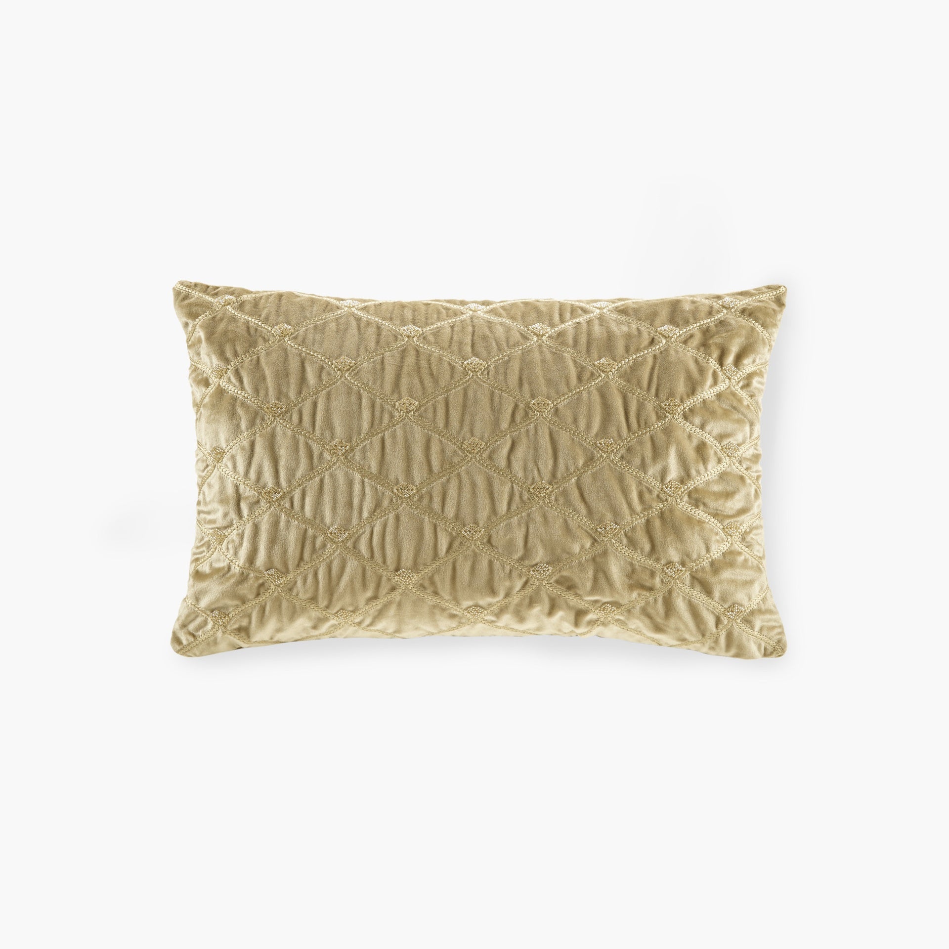 Oblong Decor Pillow Gold 22x15"
