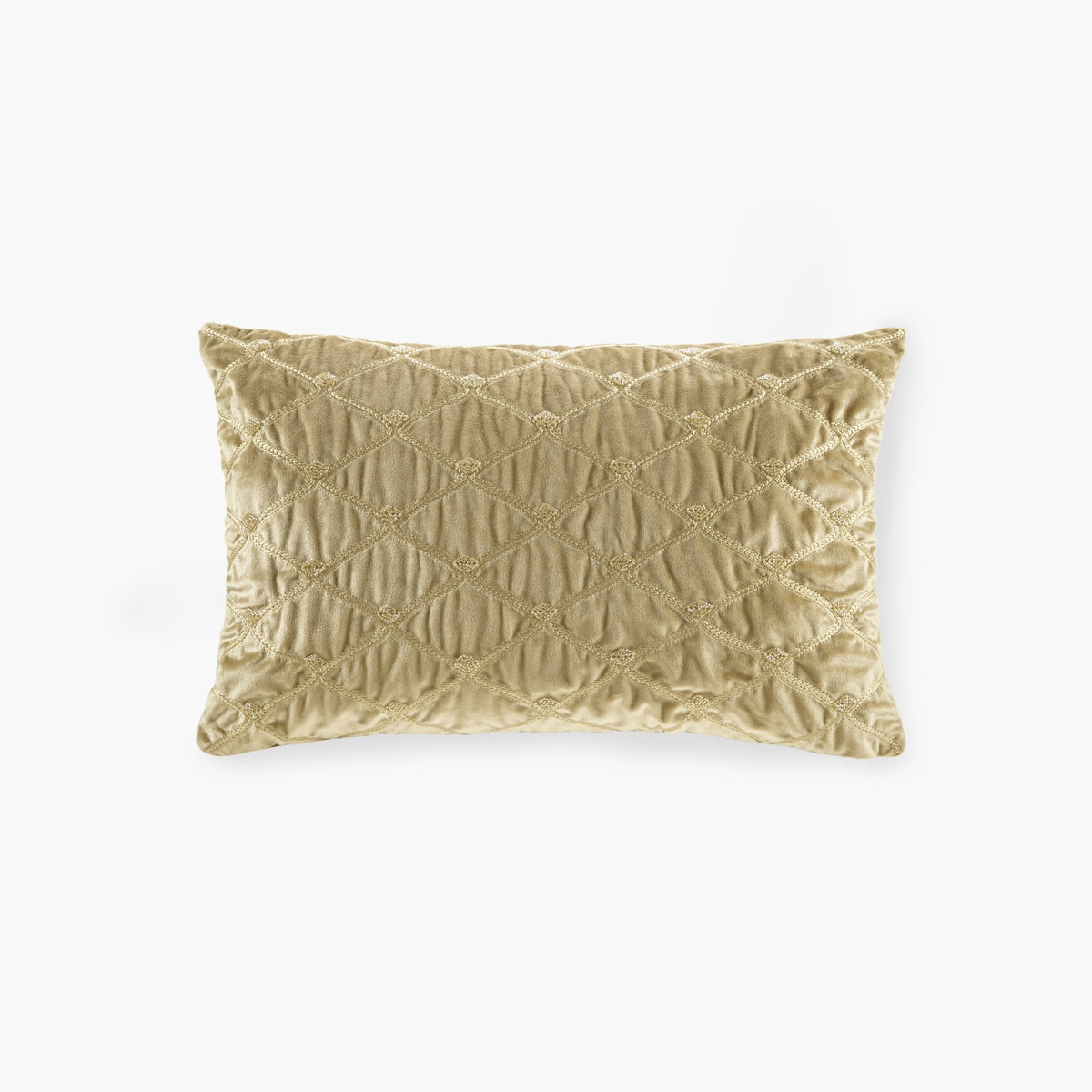 Oblong Decor Pillow Gold 22x15"
