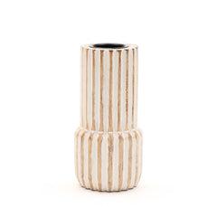 Decorative Wooden Centerpiece Candle Holder- 4x8"– Elegant Candle Stand for Any Occasion