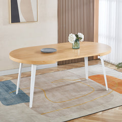 Extendable table,DINING TABLE,OFFICE TABLE,COFFEE TABLE,metal leg,MDF top,100/140/180x100x75cm,OAK COLOR