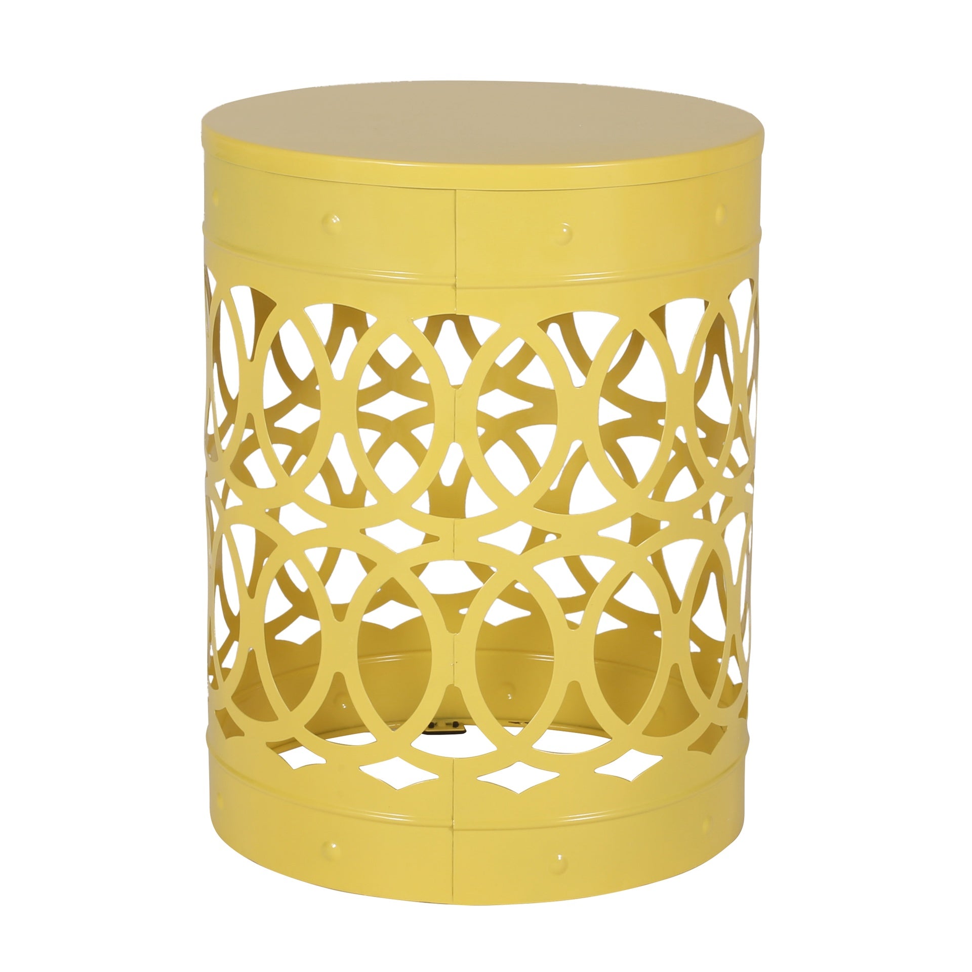 Outdoor Metal end Table -Large