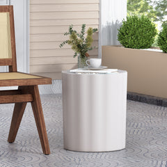 Outdoor LightWeight Concrete Side Table