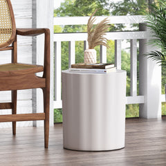 Outdoor LightWeight Concrete Side Table