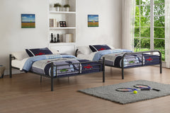 Bristol Gunmetal Finish Full/Full Bunk Bed