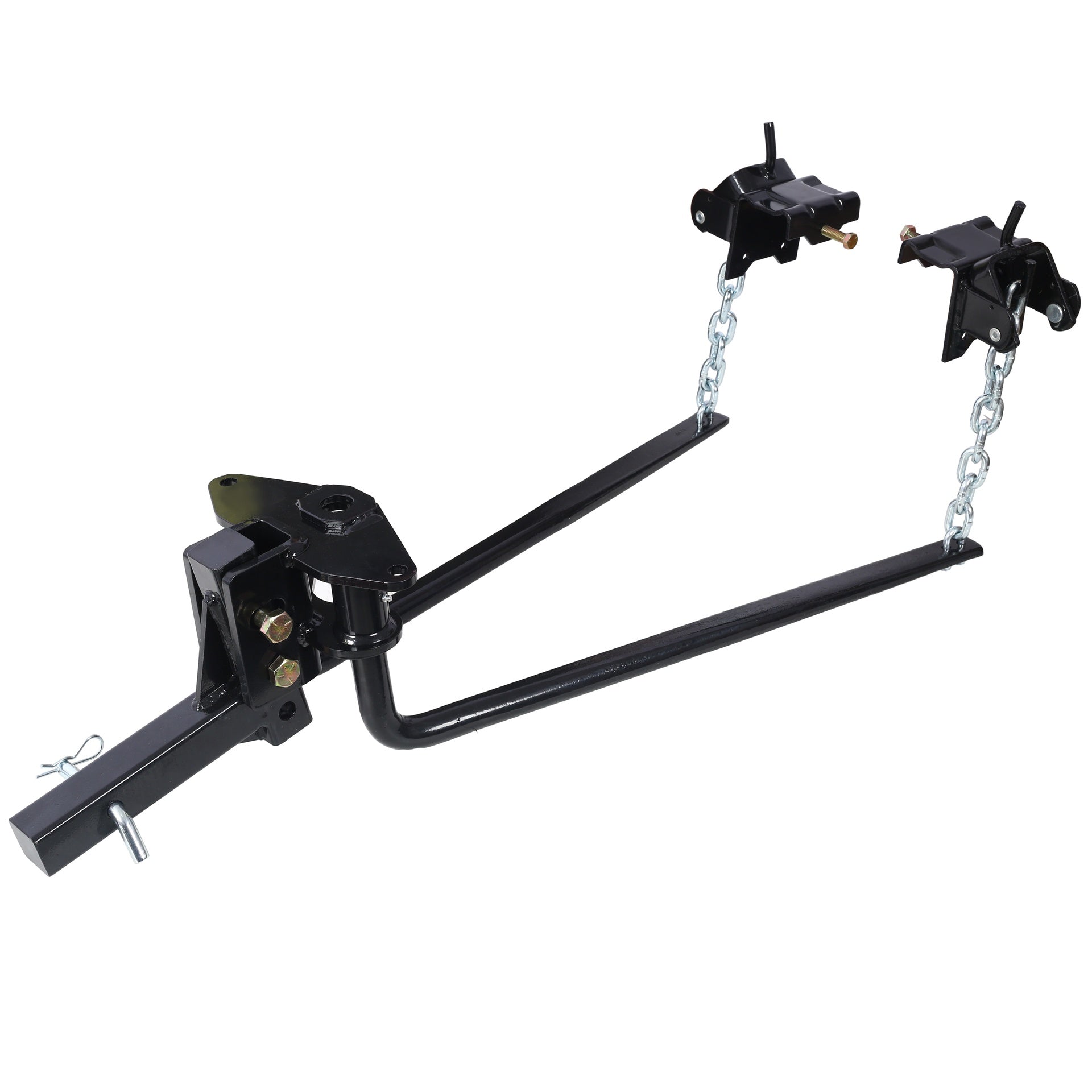 1,2000lb Weight Distribution Hitch with Height Adjustable Forged Shank