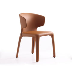 Dining Chair - Set of 2 in Saddle Brown