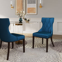 Dining Chair - Set of 2 in Cobalt Blue