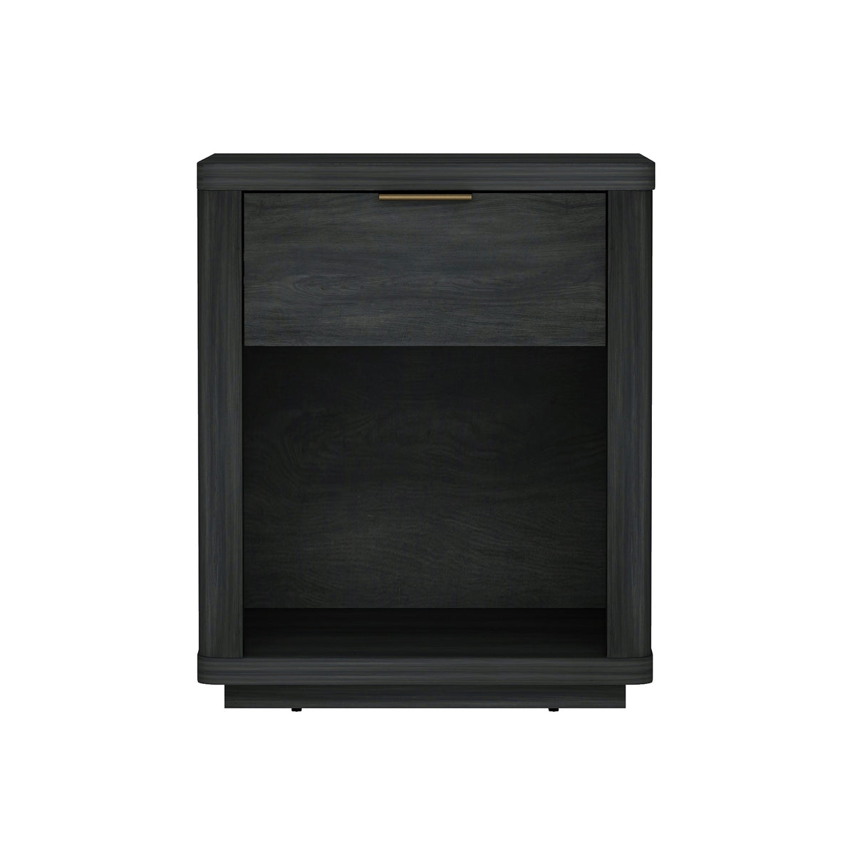 Nightstand in Charcoal Gray