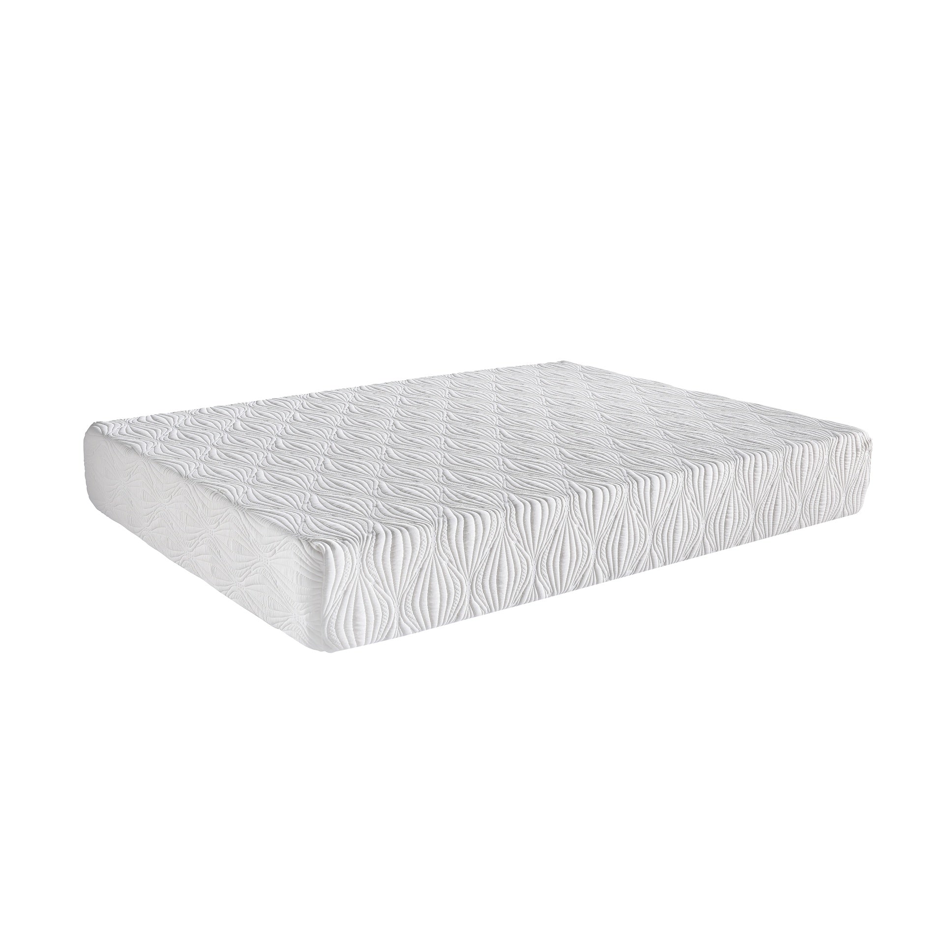 Visco Gel Infused Memory Foam Mattress in a Box,Cool & Relaxed Sleep, High-Density Foam, Extra Firm Support,White