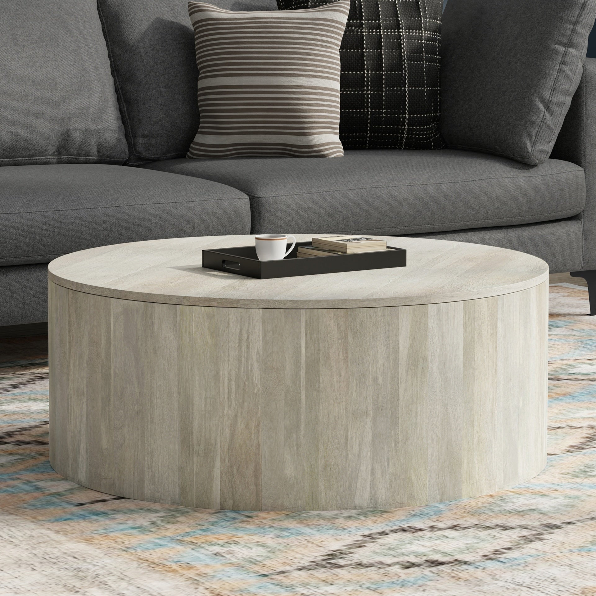 Millbury Drum Coffee Table