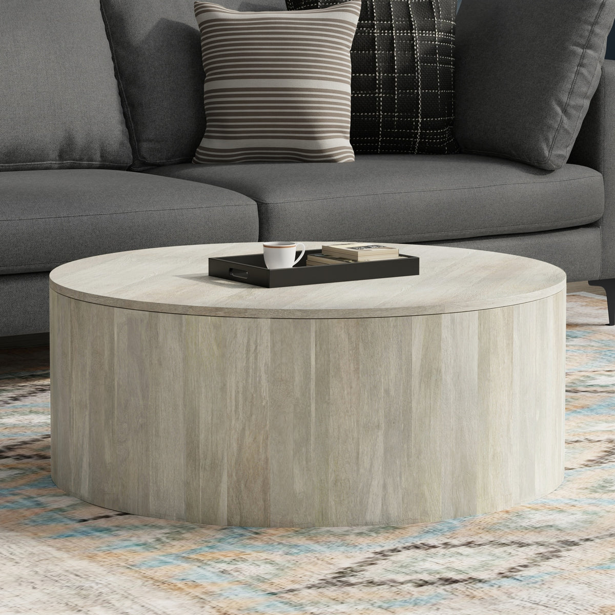 Millbury Drum Coffee Table